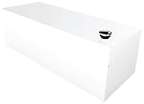 Tradesman TRST55 55-Gallon White Steel Rectangular Liquid Storage Tank