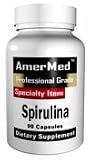 Spirulina 650mg 90 Capsules by AmerMed