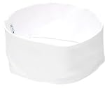 L. Erickson USA French Lycra Wide Bandeau Headband - White
