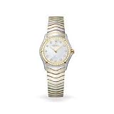 Ebel Watches - Ebel Classic Mini Two - Tone Steel and 18k Gold with Diamond Bezel and Diamond Hour... 