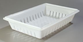 Storplus Colander, Food Storage Box 18 x 26, White