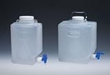 Nalgene Autoclavable Rectangular Carboys With and Without Spigots; w/Spigot Capac.: 2.25 gal. (9L)