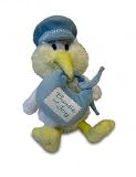 Special Delivery Bundee - The Animated Stork, Top Quality Stuffed Babyshower Gift Plush Toy, Singing 