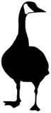 Outdoor Decals Standing Goose Decal