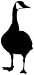 Outdoor Decals Standing Goose Decal