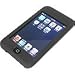 PCMICROSTORE Brand Apple iPod Touch 8gb Apple Touch 16gb Rubberize Texture Snap-On Crystal Case Cover with Touch Screen Protector Shield (1st Generation ONLY)