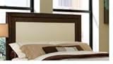 IMAGE OF Weston Queen Bi-Cast Bed Headboard In Maple/Baroque Teak Finish by Standard Furniture
