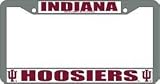 Indiana Hoosiers Chrome License Plate Frame