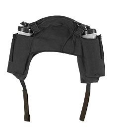 600 Denier Double Water Bottle Saddle Bag Brown