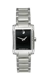 Movado Bracelet Diamond Accents Black Museum Dial Women's watch #606405