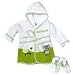 Avon Tiny Tillia Hooded Bathrobe with Booties - GREEN