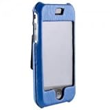 Apple iPhone Blue Leather protective shield with swivel