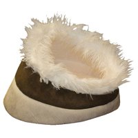 Cat Cave Cat Bed - Cream and Chocolate - 18 in. Base