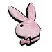 Pink Plush Playboy Bunny Head Pillow - 23" Tall