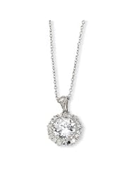 Cheryl M. Solitaire CZ 18in Necklace