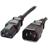 Equip Netzverl&auml;ngerung Kaltger&auml;te Stecker VDE 1,8 m schwarz