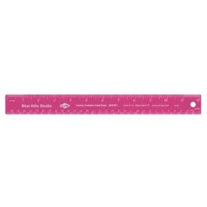 12 PACK PINK RULER 12in CORK-BACKED Papercraft, 