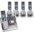 AT&T SL82518 - Cordless phone w/ call waiting caller ID & answering system - DECT 6.0 + 4 additional handset(s)