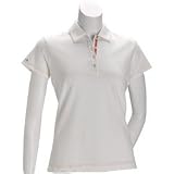 IZOD G Short Sleeve Ribbon Placket Polo