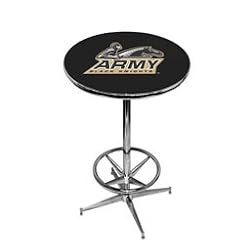 Army Black Knights Pub Table w/ Foot Ring Base NCAA College Athletics