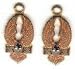 Harley Davidson ~ Harley Davidson Earrings!! ~ Rare Vintage ~ Made in the U.S.A.~ Approx .5 X .25