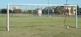 4 Round Aluminum Tournament Soccer Goal - Pair