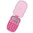 8-DIGIT Pink Youth Calculator Handheld with Hinged Case