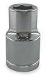 Westward 1EZW5 Socket, SAE, 3/8 In Dr, 6 Point, 15/16 In