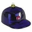 Montreal Expos 3" Collegiate Glass Football Helmet Holiday Ornament - MLB Baseball