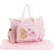 Buy 2 Winnie the Pooh Diaper Tote Bag Disney Pink New
