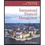 Internatl. Finan. Management , Abridged Edition -Textbook Only