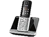 Gigaset SX810 ISDN Schnurlostelefon (4,57 cm (1.8 Zoll) grafisches TFT-Farbdisplay, Freisprechfunktion, Bluetooth Headset Anschluss) stahlgrau