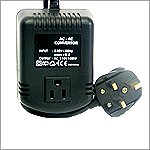VM 45UK - 45 WATTS POWER CONVERTER FOR USING 110/120V PRODUCTS IN UK AND OTHER COUNTRIES THAT USE TYPE D PLUGS.