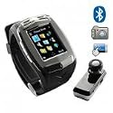 Quad Band Mobile Phone Watch-Touch Screen+Bluetooth