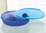 Tupperware Crystalwave Divided Dish Blue