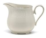 Lenox Courtyard Platinum Ivory China Creamer