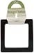 Designer Bag Handles Square 5-Inch By 5-Inch, Ebony