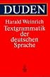 Duden. Textgrammatik der deutschen Sprache