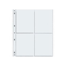Print File Archival Photo Pages Holds Eight 4 x 5 Prints, Pack of 25