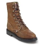 Justin Ladies 8 'Lace-R' Work Boots - Brown by Justin Boots