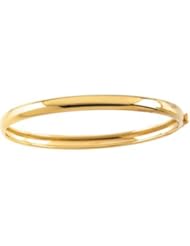 14K Yellow Gold Youth Bangle Bracelet