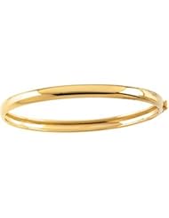 14K Yellow Gold Youth Bangle Bracelet
