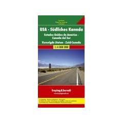 USA. S�dliches Kanada 1 : 4 000 000. Autokarte: Autokarte. Mit Stadtpl�nen, Touristischen Informationen und Ortsregister