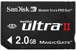SanDisk MSPDH2048901 2GB Ultra II Memory Stick PRO Duo