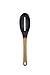 Epicurean Gourmet Series Utensils, Slotted Spoon, Natural/Black Nylon