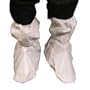 Sunsoft Boot Cover with Pvc Waffle Sole, Impervious 18 Inch Tall with Elastic Top, White - 200 Pair