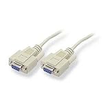 Null Modem Cable, DB9 F To F, 10ft