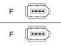 APC 19038-2M 6' 6 PIN-6 Pin Firewire Cable
