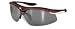 Zone Safety Glasses - Flash Mirrored Lens - Red Hot Denim