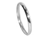 10 KT White Gold 2 MM Comfort Fit Wedding 10K Band Ring